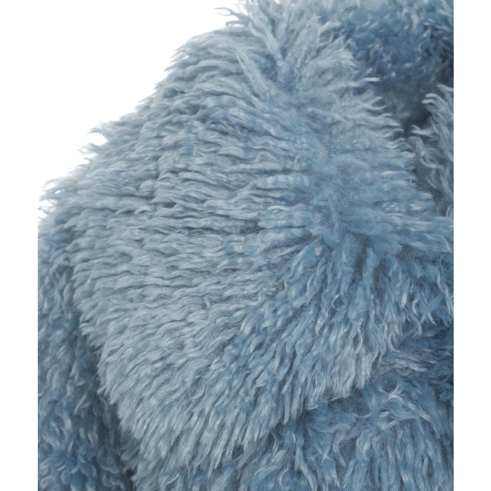 Jakke Blauwe Jassen Aw24 Model Hoogte 178cm Blue Dames