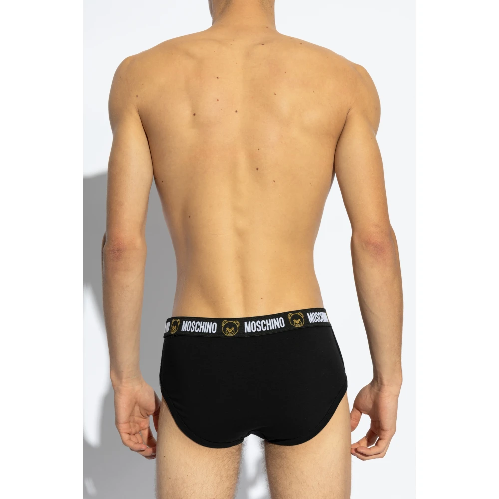Moschino Twee-pack slips Black Heren