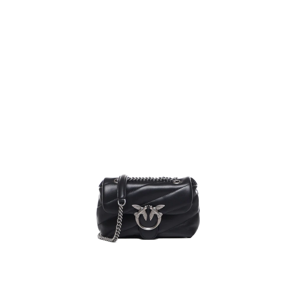 Pinko Baby Love Bag Puff i svart Black, Dam