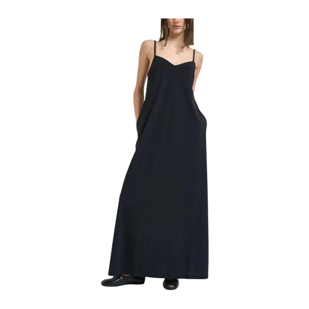 Rrd Women's Black Surflex Light Long Dress - Maxi Dresses - Xs - Dresses