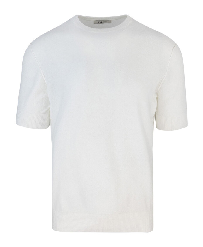 pull-blanc-a-manches-courtes