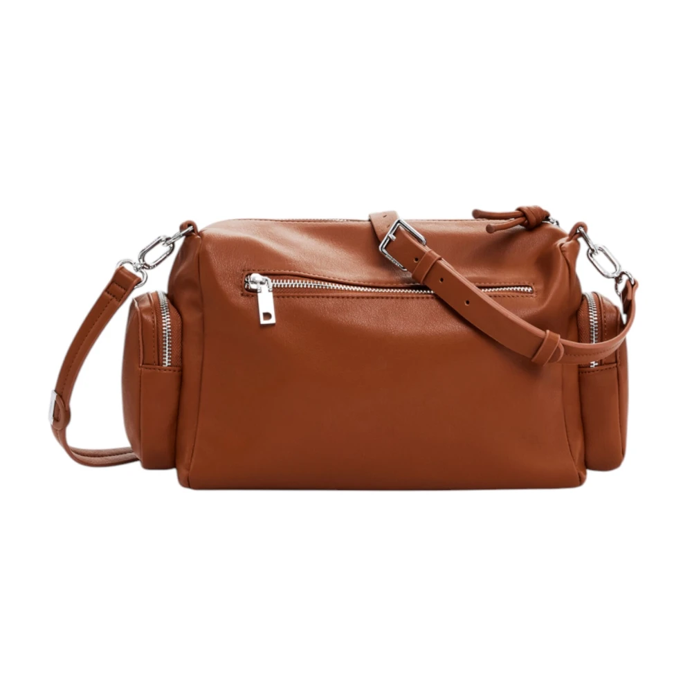 Desigual Middelgrote damestas collectie in polyurethaan Beige Dames