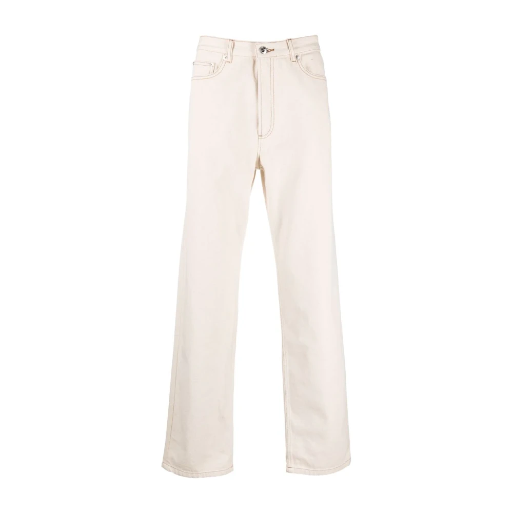 A.P.C. Raka raka Straight Jeans Beige, Herr