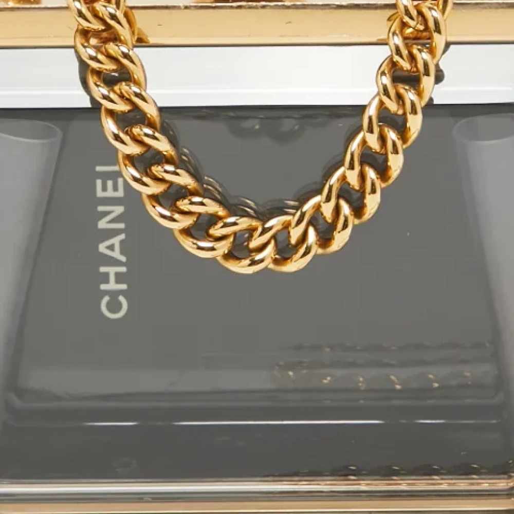 Chanel Vintage Pre-owned Metal chanel-bags Gray Dames