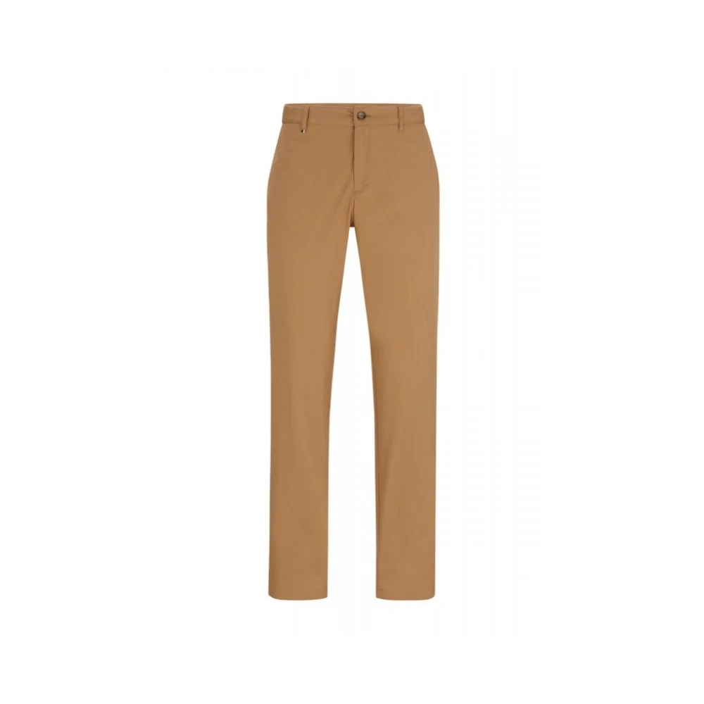 Hugo Brown C-Genius Slim Fit Chinos - Male - Chinos - L - Trousers