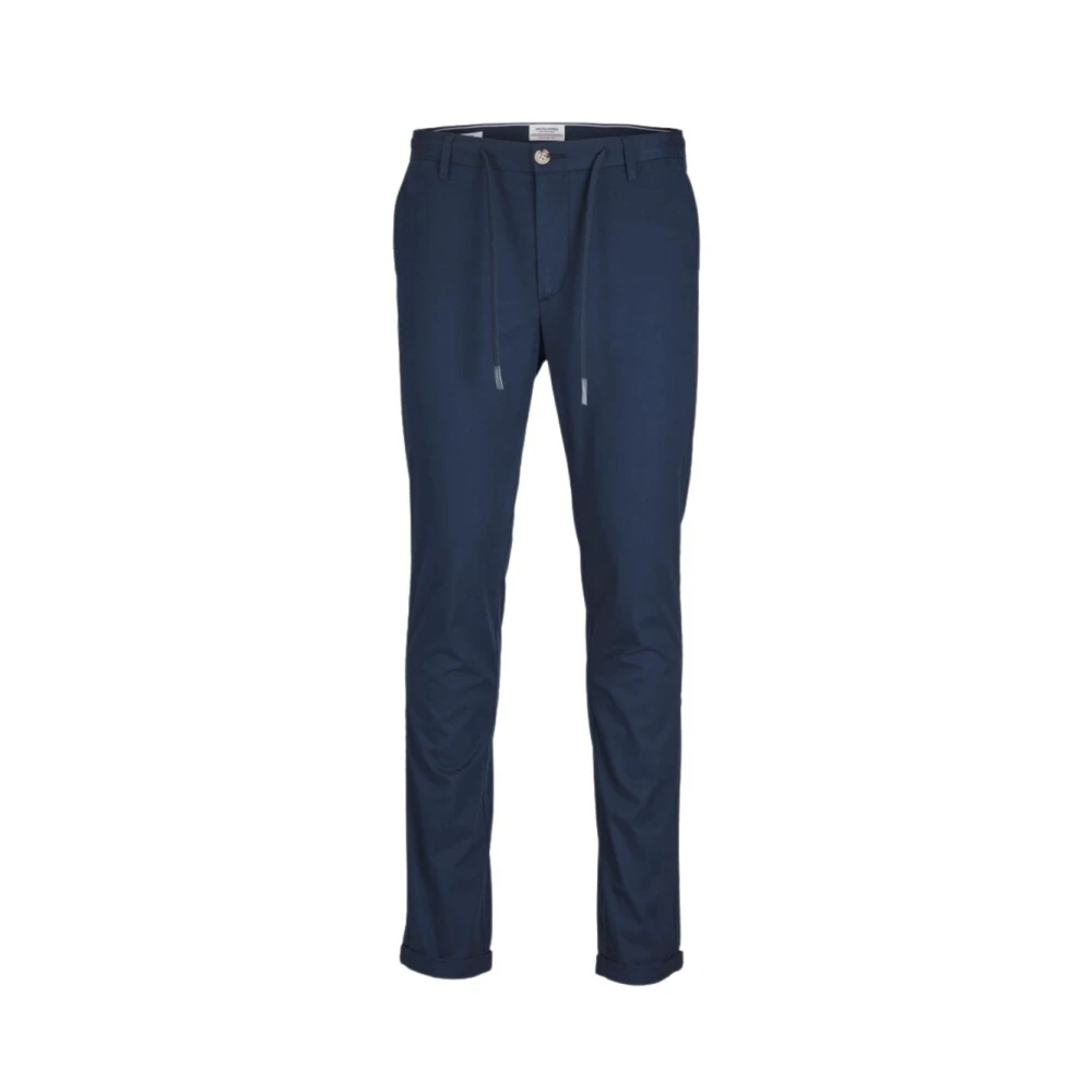 Jack & Jones Men's Blue Trousers, Male,, Stylish Trousers W31 L30