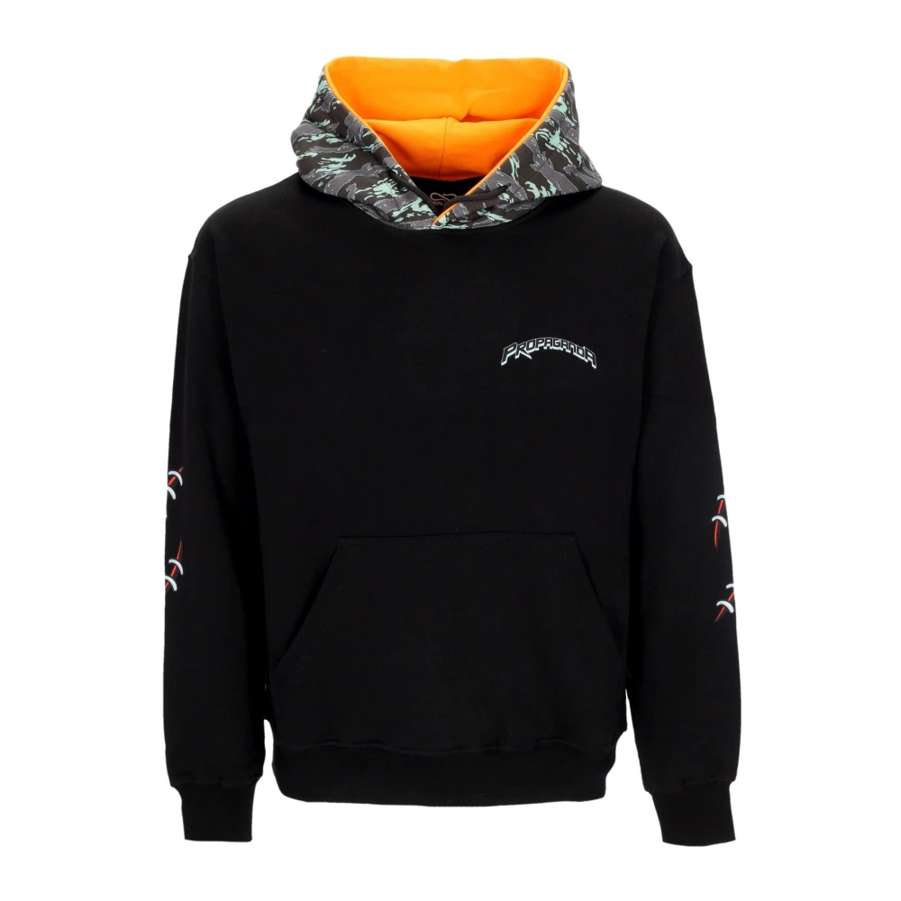 Propaganda Black Triangle Pain Hoodie Lightweight Sweatshirt - Male - Hoodies - S - Sweatshirts & Hoodies