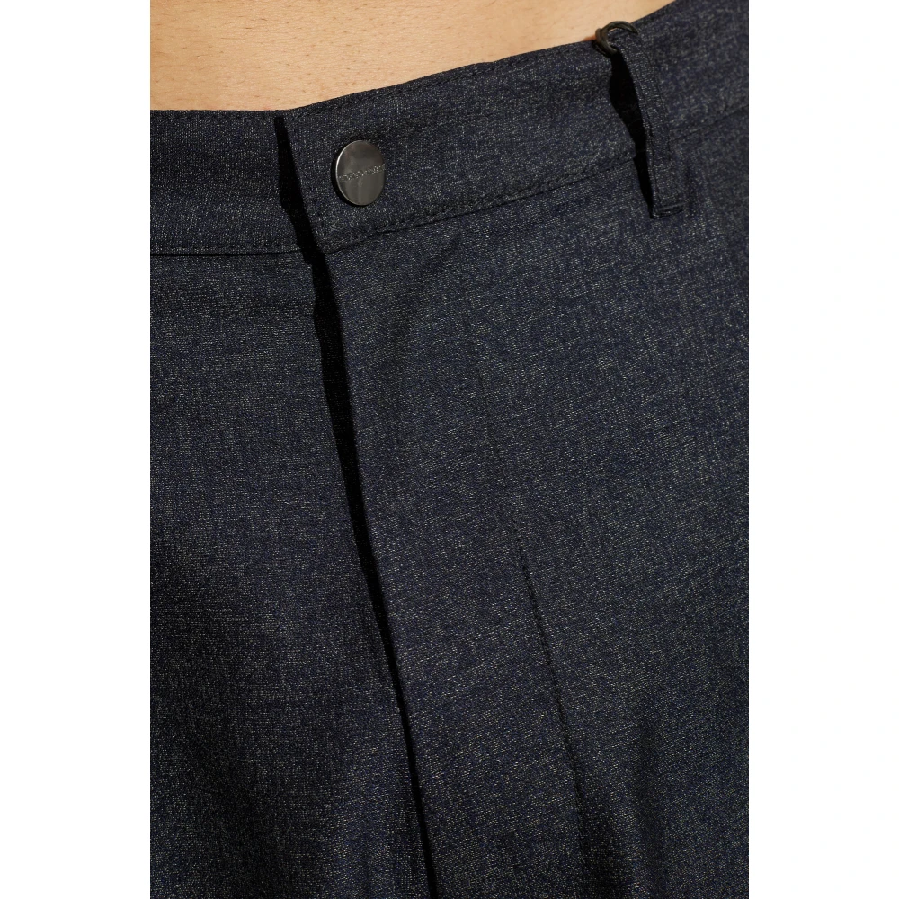 Giorgio Armani Geplooide broek Blue Heren