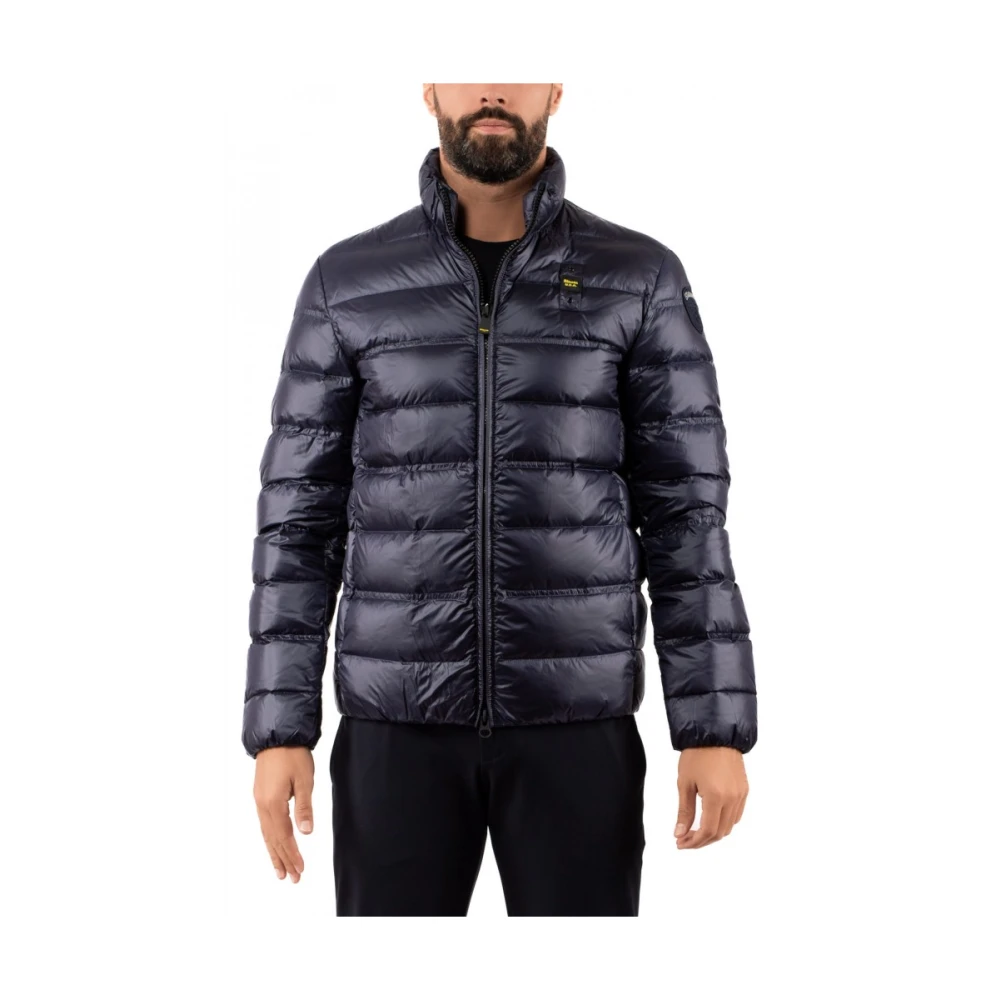 Blauer Herenjas Blauwe Stijl Blue Heren