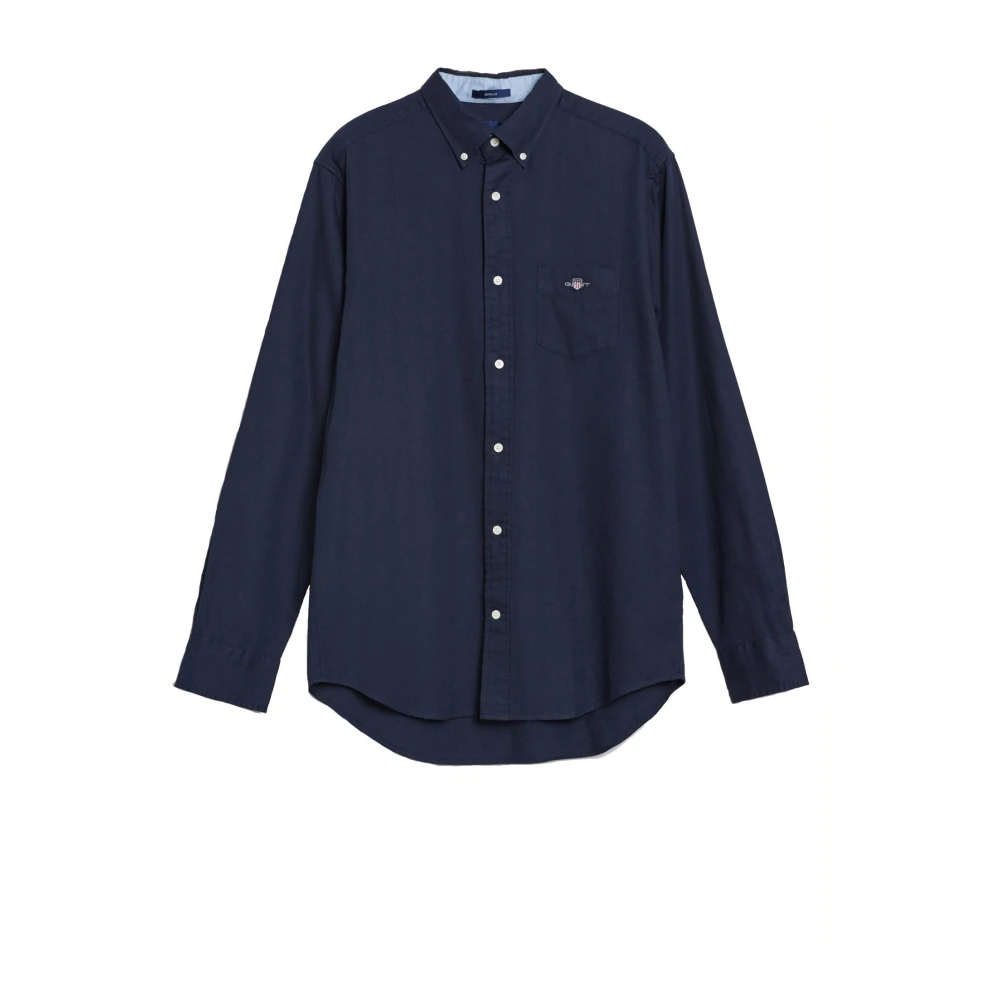 Gant Regular Fit Overhemd Upgrade voor Mannen Blue Heren