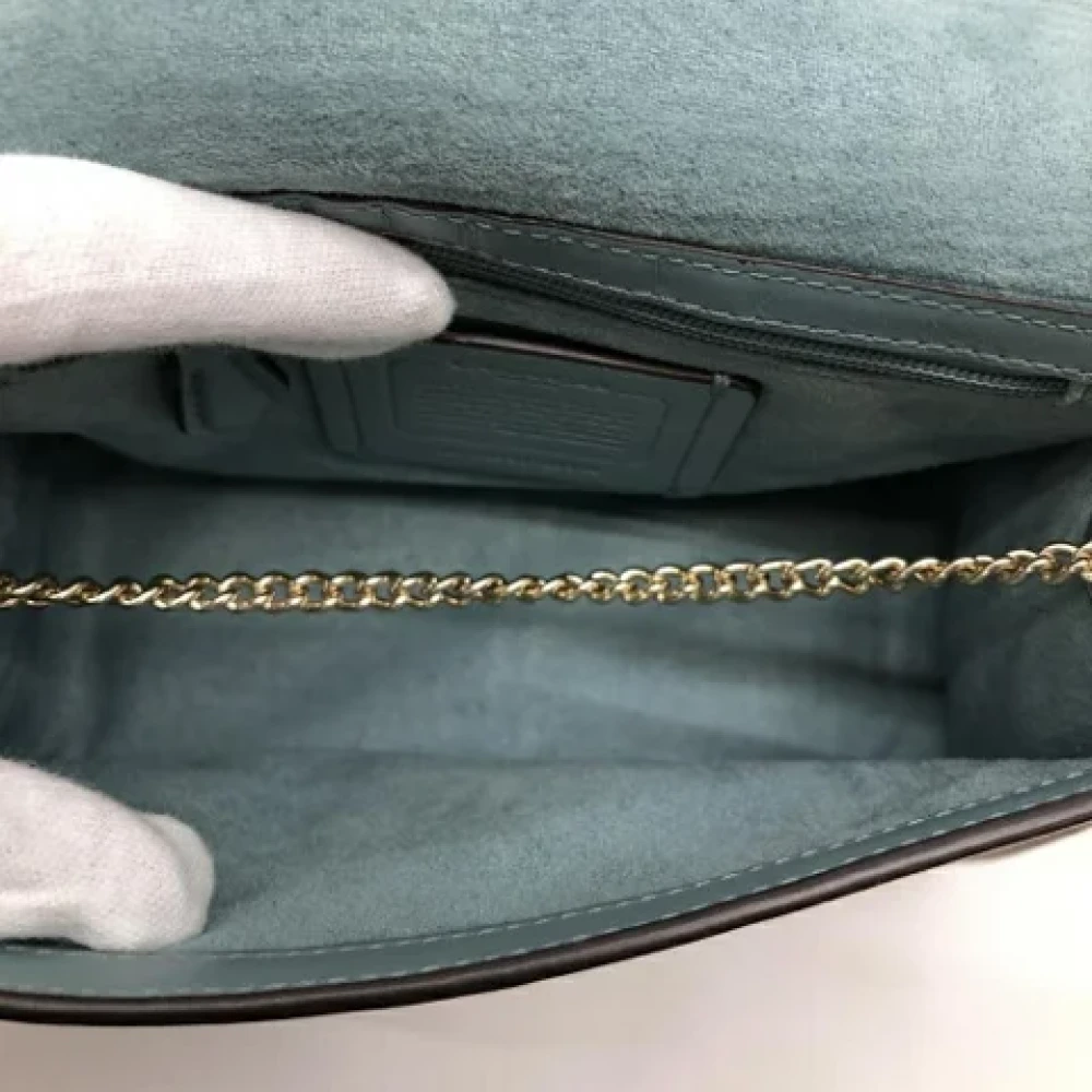 Coach Pre-owned Leather shoulder-bags Brown Dames