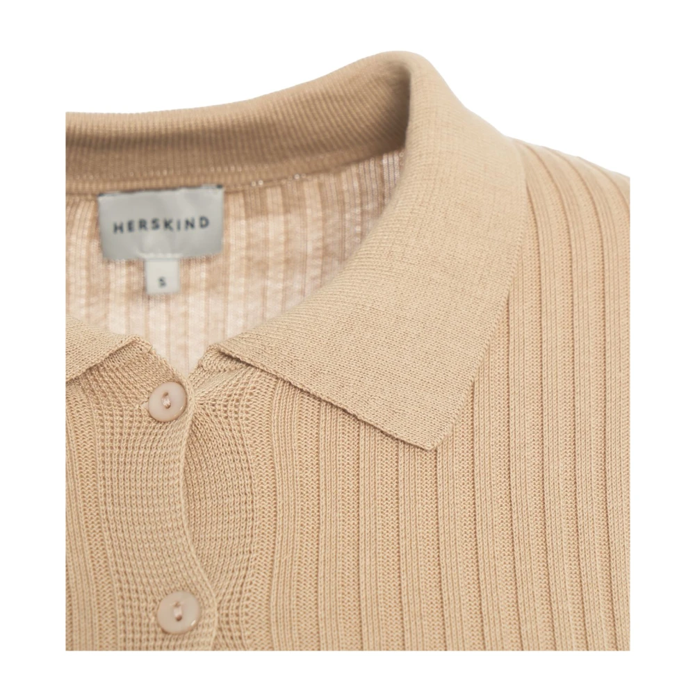 Birgitte Herskind Bruine Gebreide Vest Turner Brown Dames