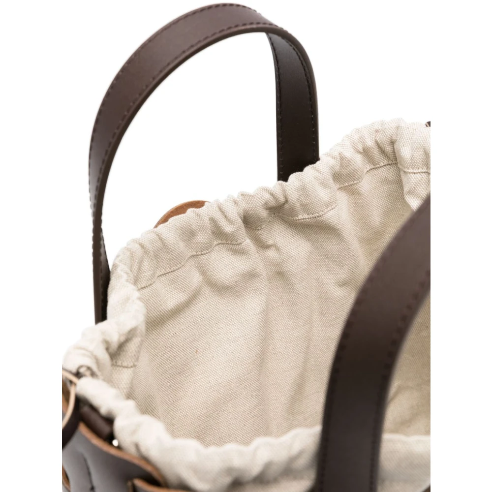 Zanellato Dune Amar Medium Tote Bag Brown Dames