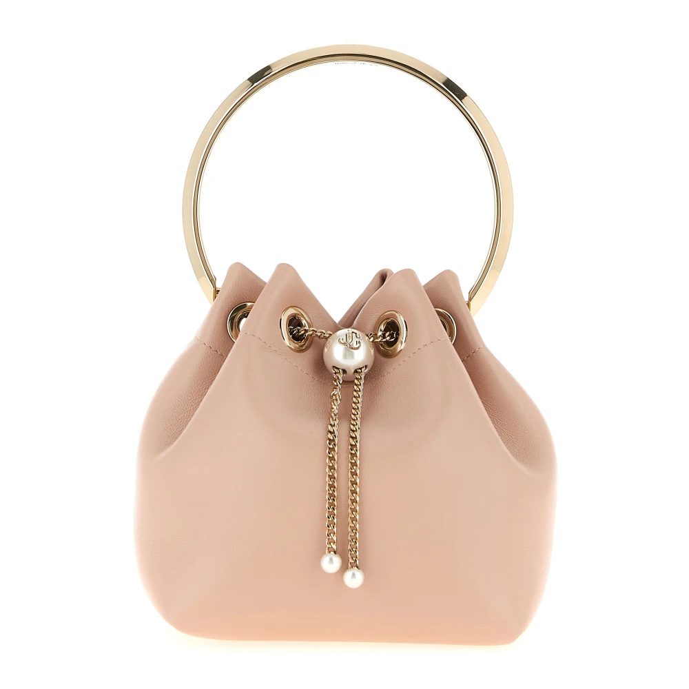 Jimmy Choo Women's Pink Bucket Bags, One Size, Bon Bon Handbag