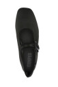 chaussures-plates-a-boucle-laterale-en-maille-noire
