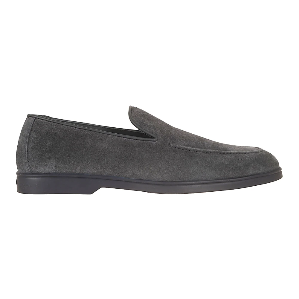 Doucal's Men's Gray Mocassino Adler - Loafers - 11 Uk - Shoes