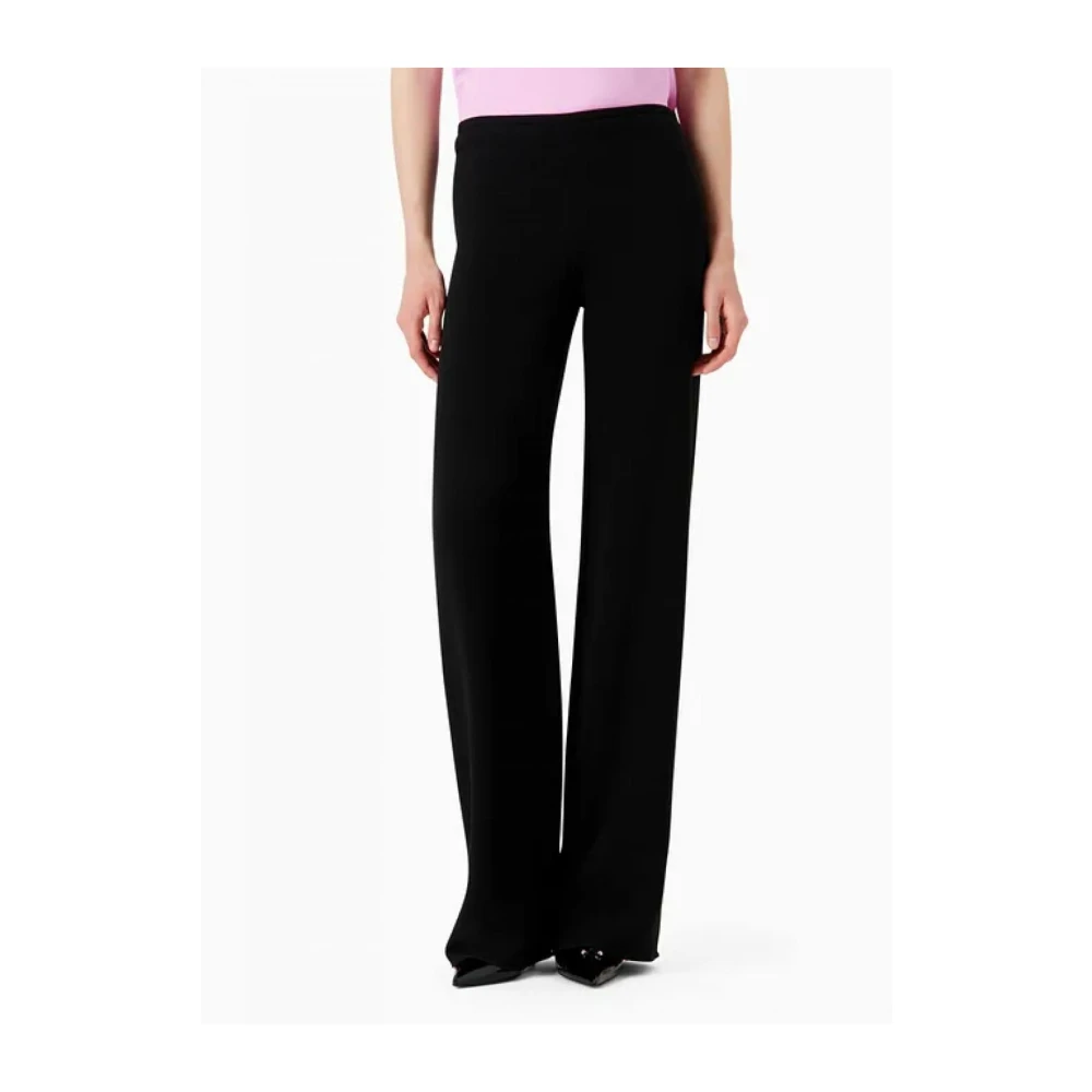 Emporio Armani Katoenen Broek Black Dames