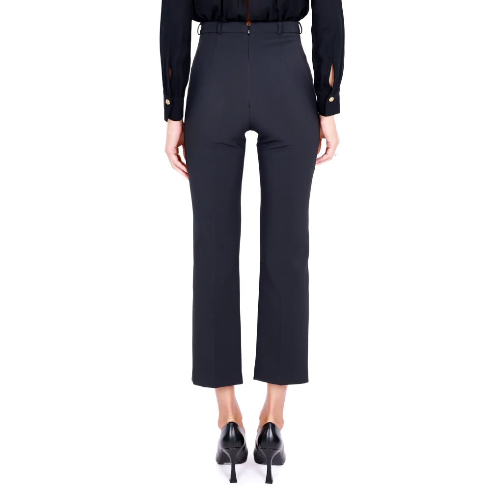 Elisabetta Franchi Elegante jumpsuit met zwarte blouse Black Dames