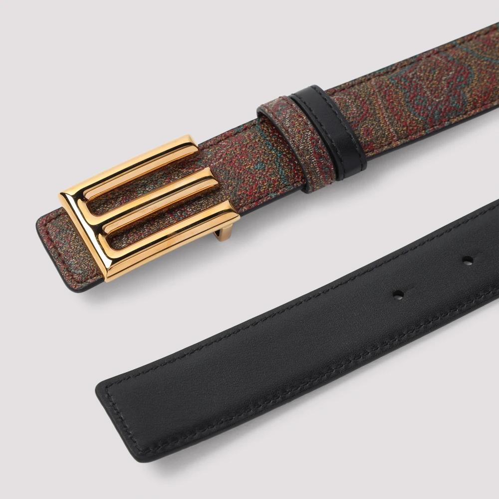 ETRO Zwart Chic Damesriem Black Dames