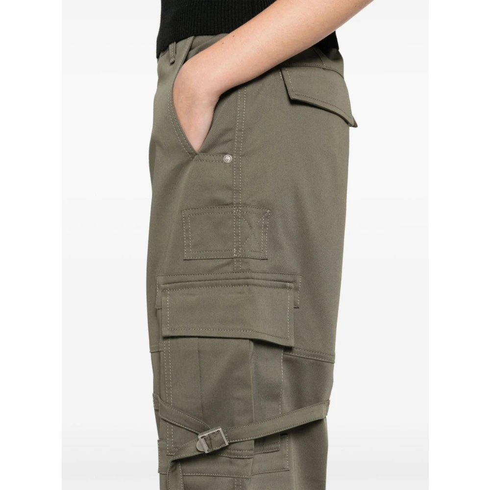 Ermanno Scervino Groene Twill Weave Cargo Broek Green Dames