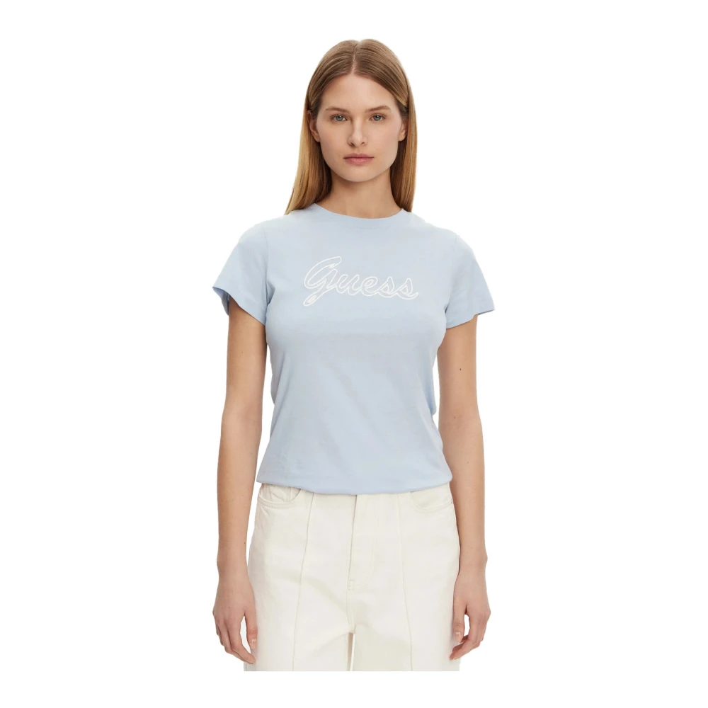 Guess - Tops > T-Shirts - Blue - Guess - Modalova