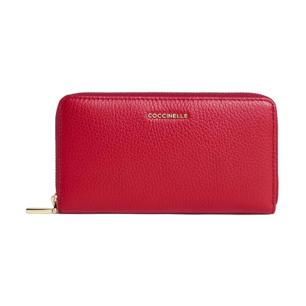 Coccinelle Metallic Soft - Female - Wallets & Cardholders - Red - One Size - Accessories