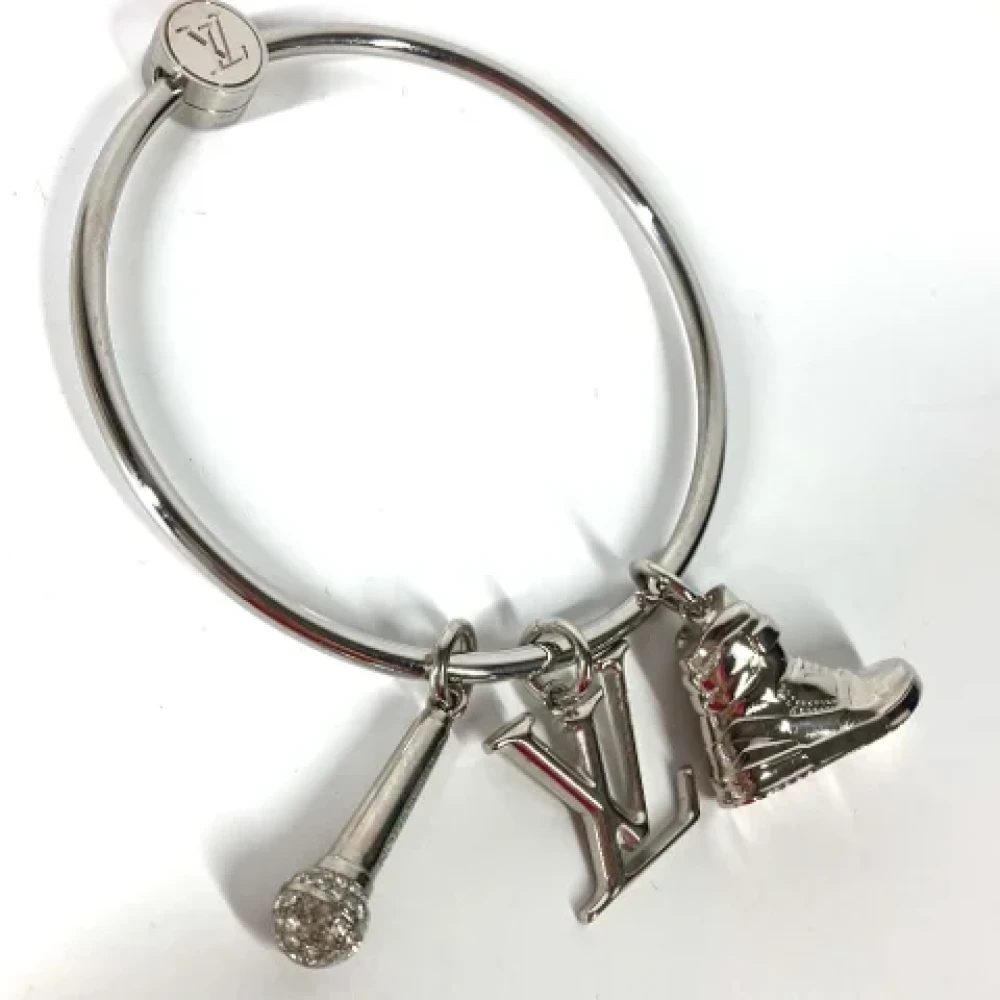 Louis Vuitton Vintage Pre-owned Fabric key-holders Gray Heren