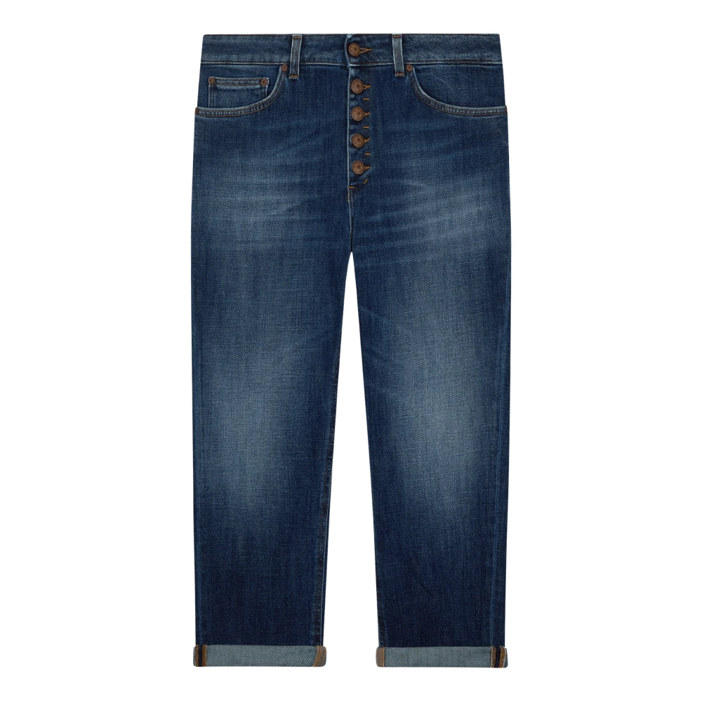 Dondup Women's Blue Straight Fit Jeans, W26, Trousers Koons
