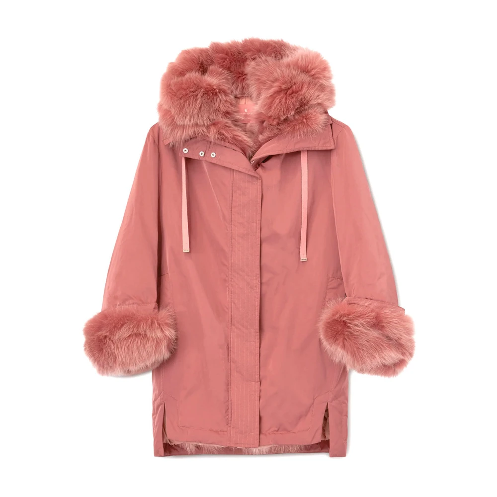 Ermanno Scervino Klassieke Trenchcoat Pink Dames