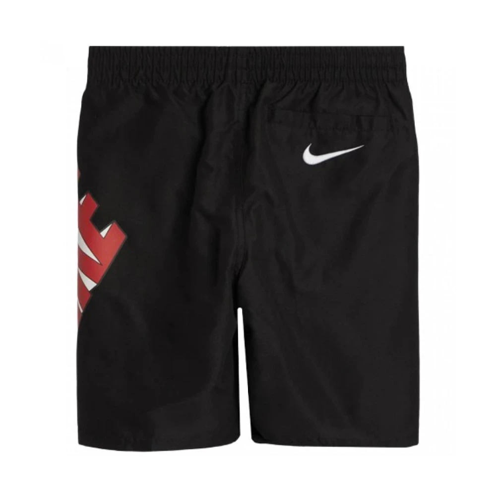 Nike Polyester Zwembroek met zijzakken Black Heren