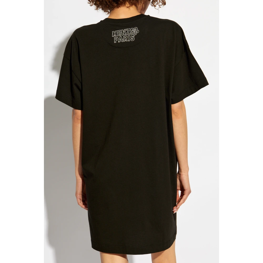 Kenzo T-shirt jurk Black Dames