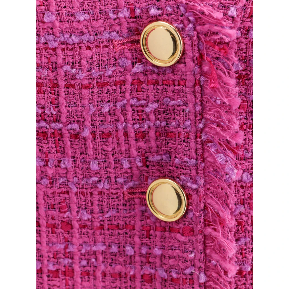 Tagliatore Tweed Jackets Pink Dames