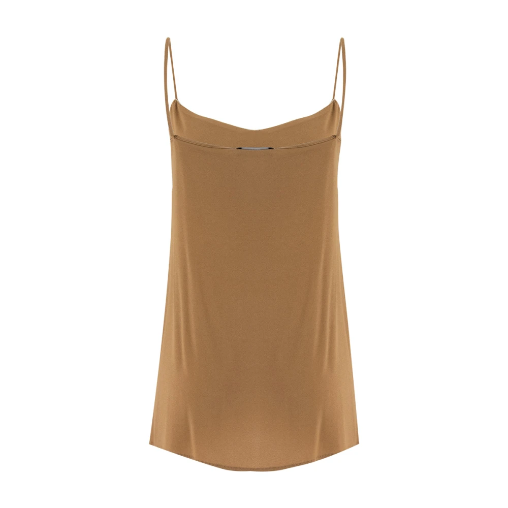 Fabiana Filippi Sleeveless Tops Beige Dames