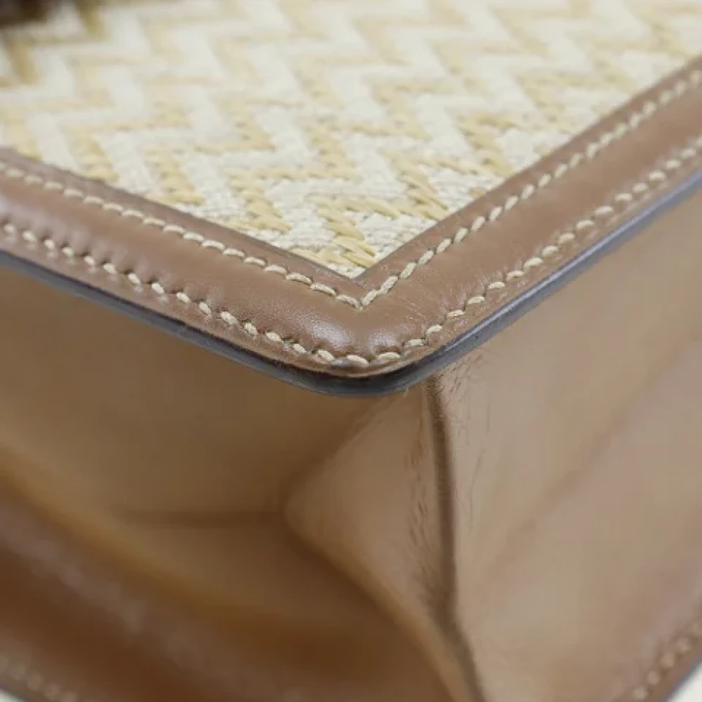 Hermès Vintage Pre-owned Canvas crossbody-bags Beige Dames