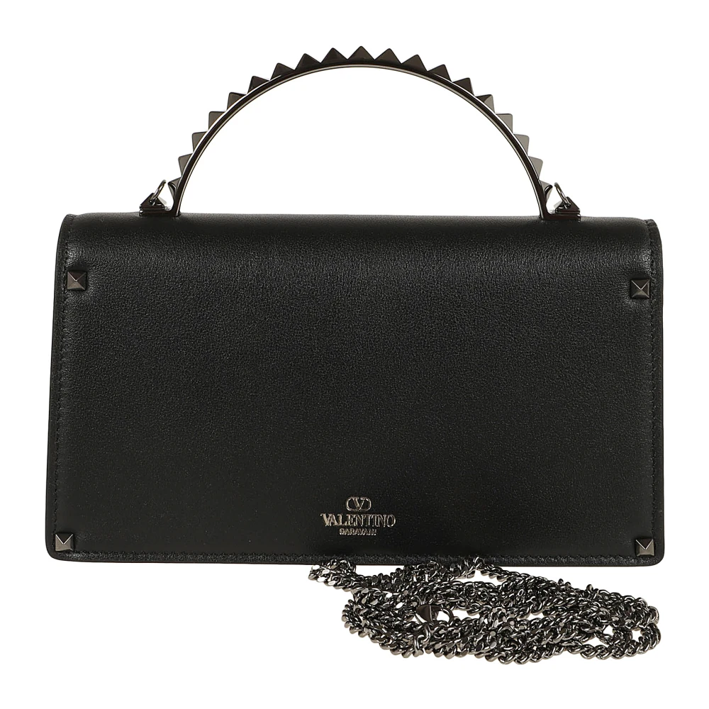 Valentino Garavani Rockstud Mini Tas in Zwart Black Dames