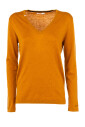 pull-femme-col-en-v-uni-clair