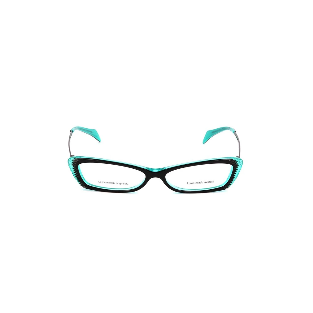 alexander mcqueen Multicolor Acetaat montuur met Ruthenium wijzerplaat Multicolor Dames