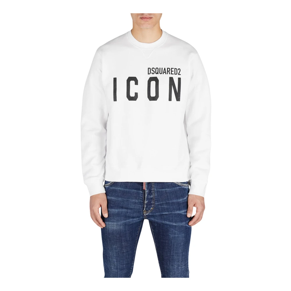 Dsquared2 Stijlvolle Sweaters Collectie White Heren