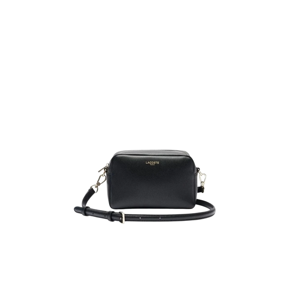 Lacoste Donna Nero Borse, Taglia Unica, New,