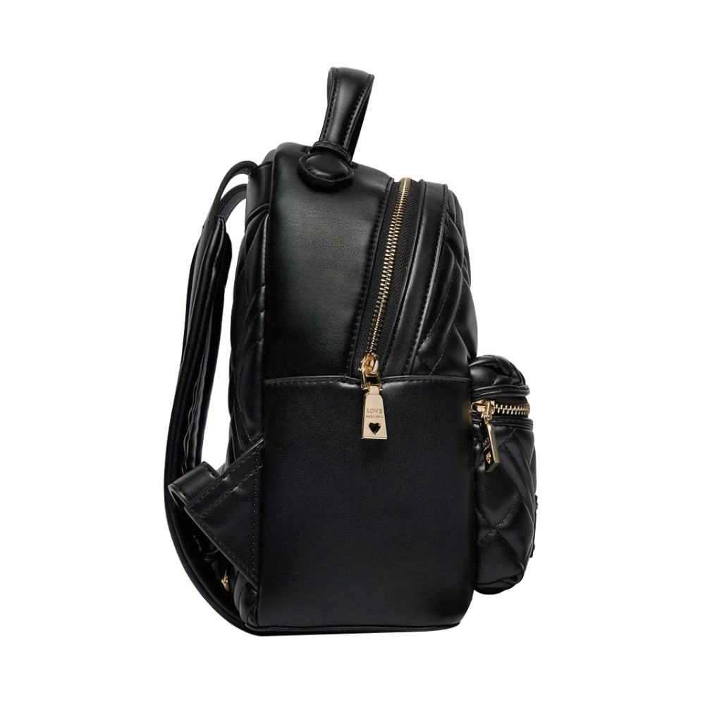 Moschino Zwarte Modieuze Damesrugzak Black Dames
