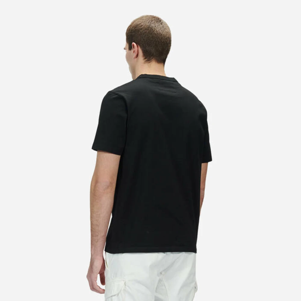 C.P. Company Mercerized Jersey Ruimvallend T-shirt Black Heren