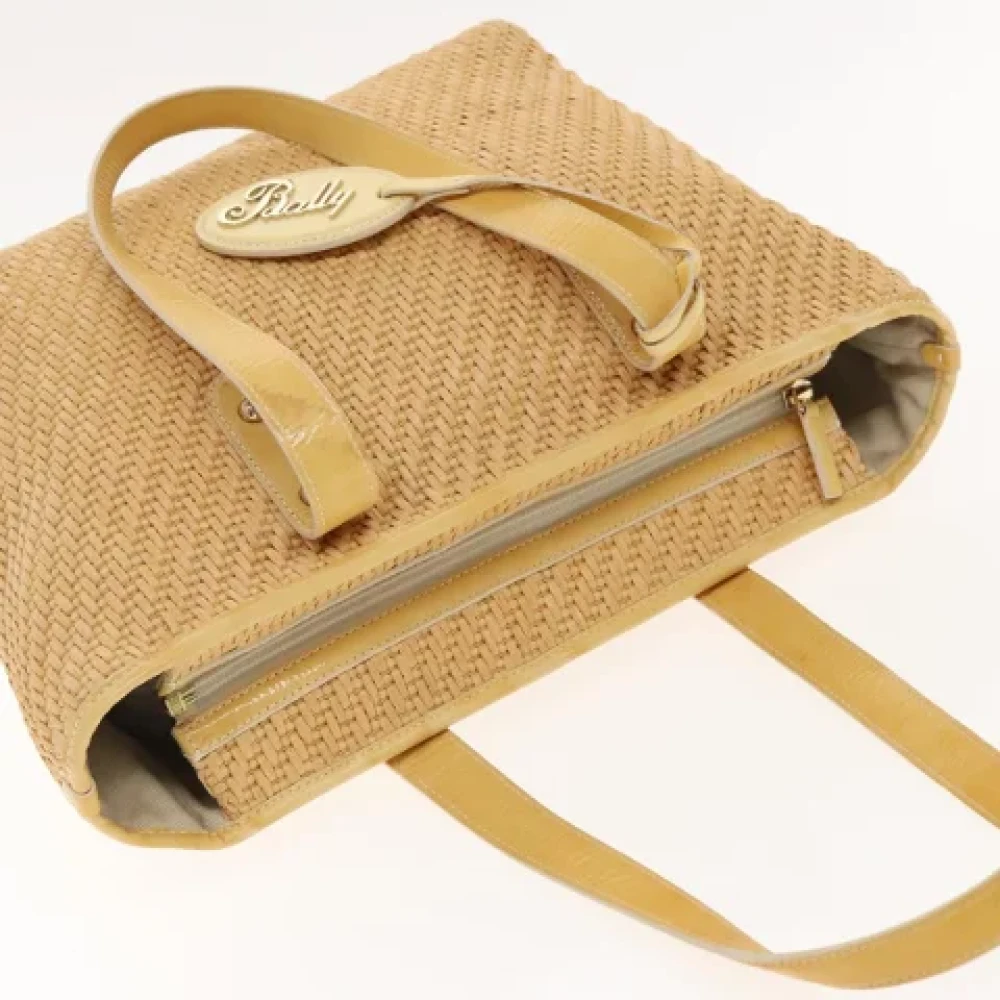 Bally Pre-owned Wool shoulder-bags Beige Dames