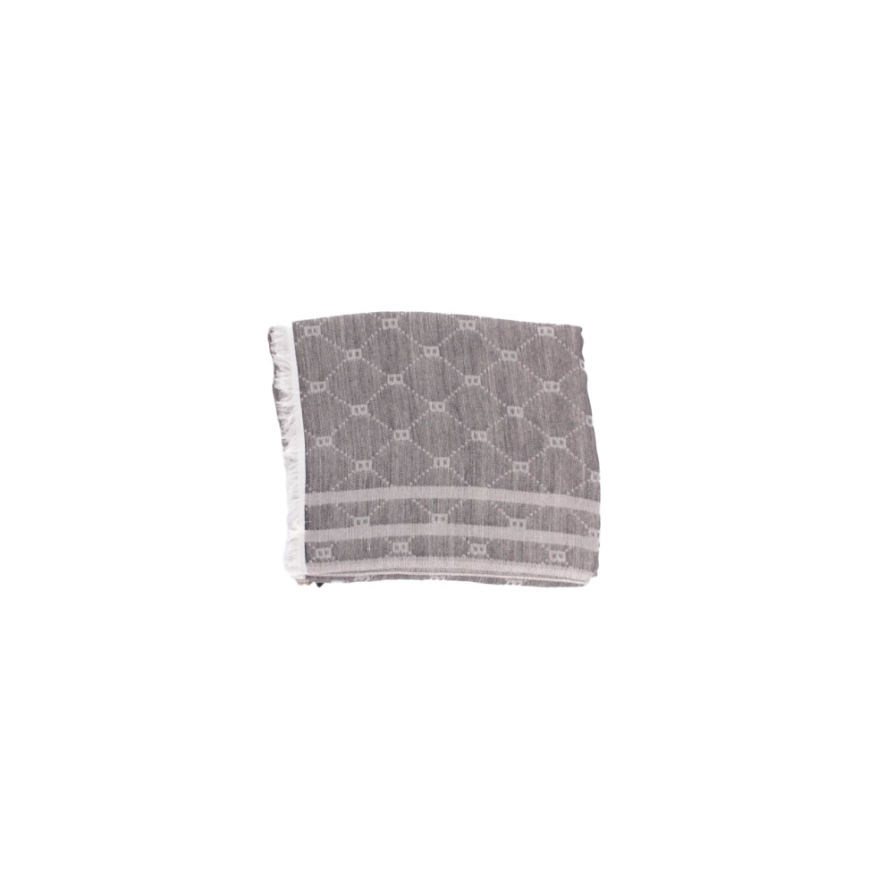 Blugirl Vrouw Grijs Accessoires Dames, One Size, Katoen, Shoulder Wrap