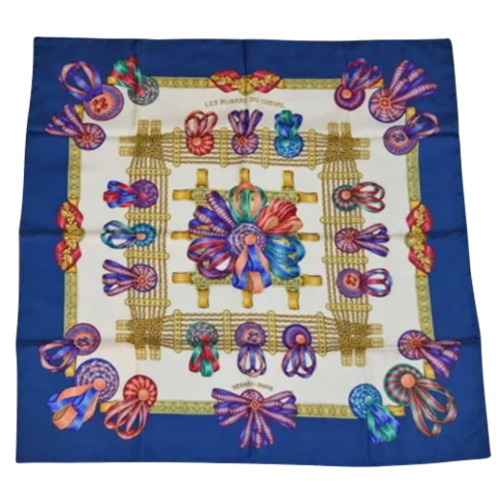 Pre-owned > Pre-owned Accessories > Pre-owned Scarves - - Hermès Vintage - Modalova