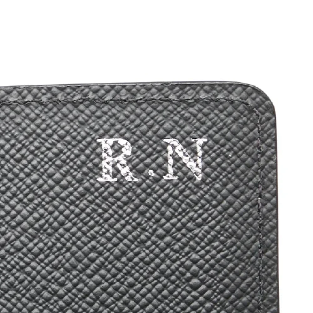 Louis Vuitton Vintage Pre-owned Leather wallets Black Dames
