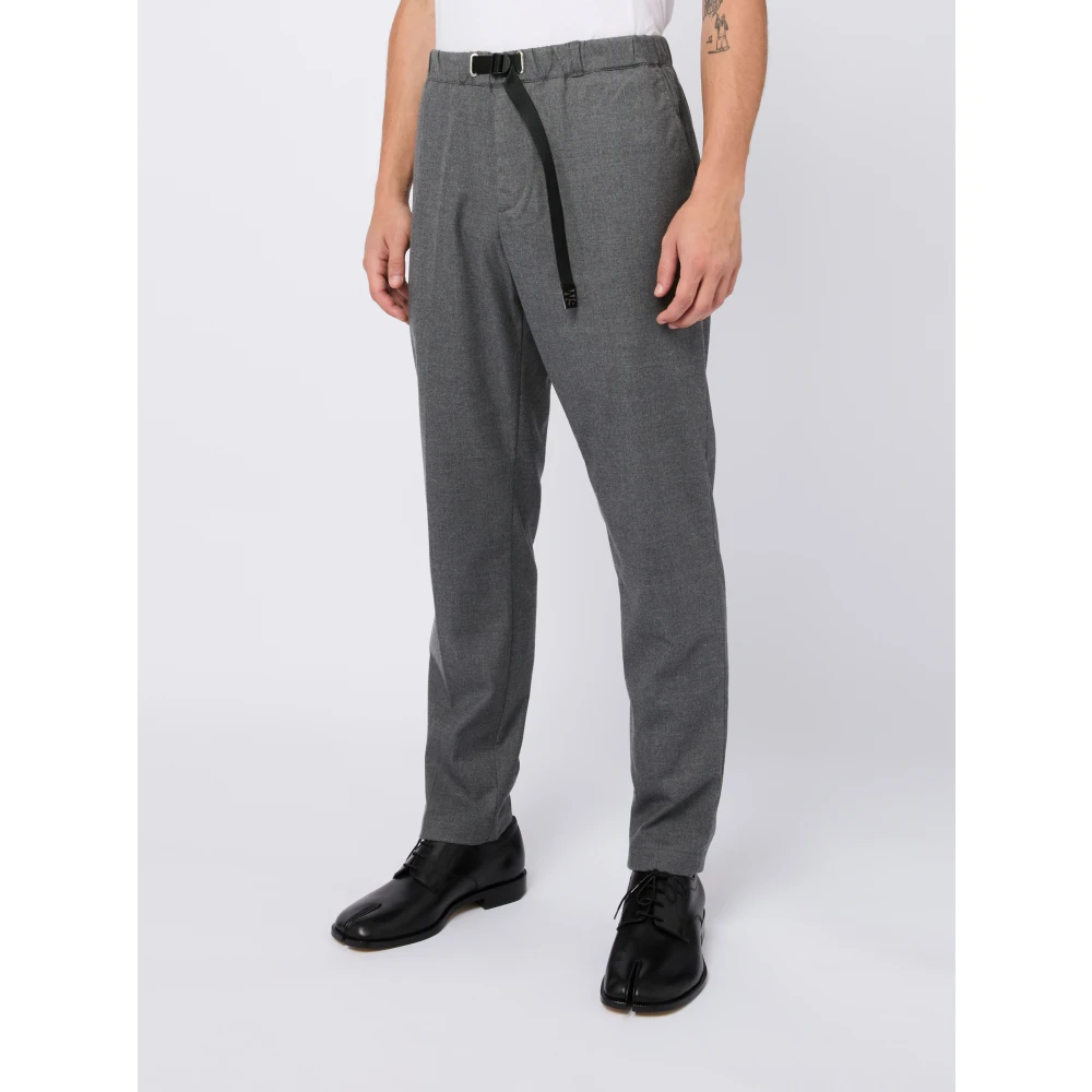 White Sand Grijze Broek met Riem voor Mannen Gray Heren