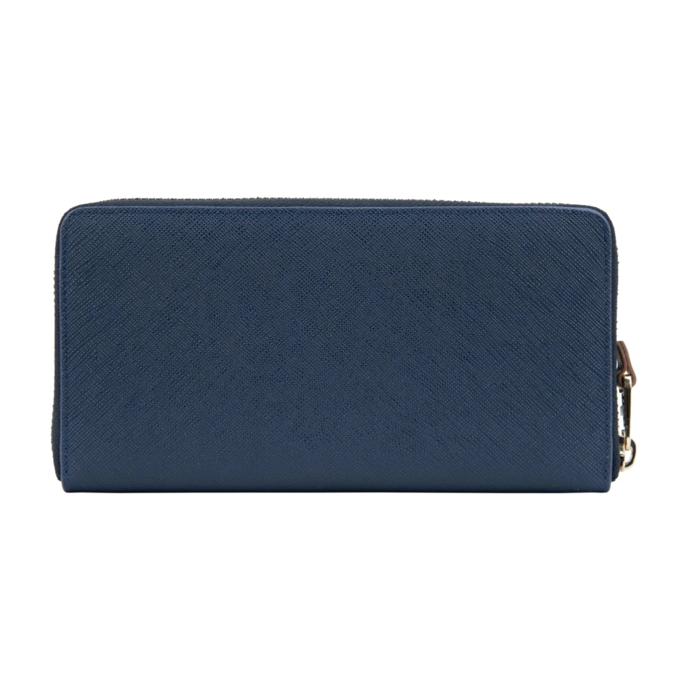 Alviero Martini 1a Classe Dames Portemonnee Met Rits Eco-Leer Blue Dames