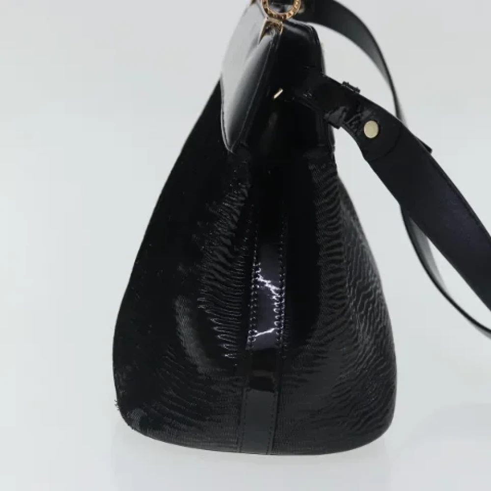 Bvlgari Vintage Pre-owned Canvas handbags Black Dames