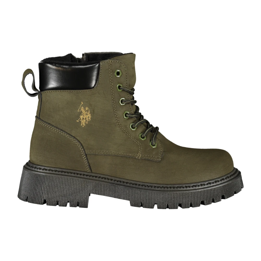U.s. Polo Assn. , Lace-Up Boots, Female, Green, 5 Uk, Shoes