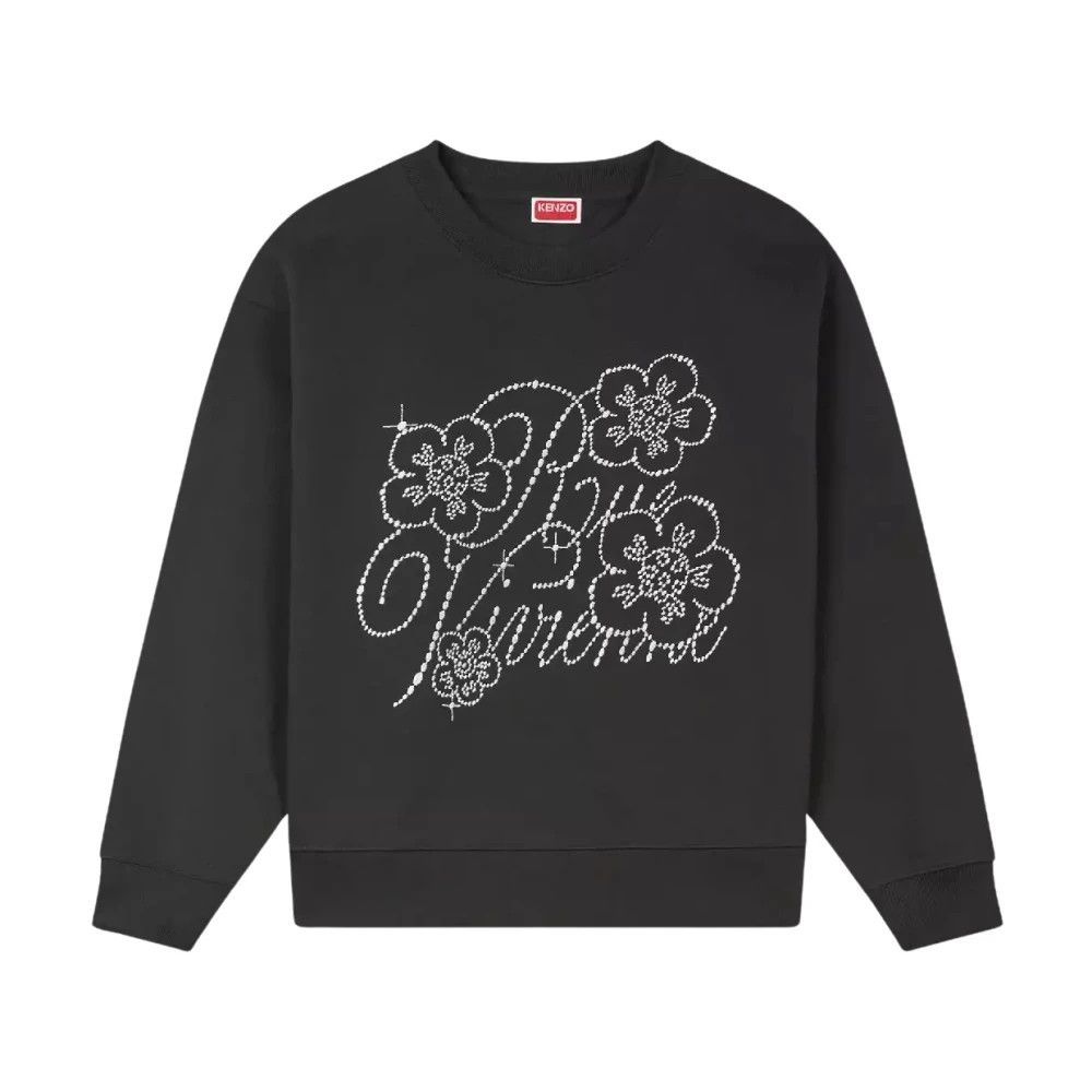 Kenzo Women's Black Sweatshirts, Xs, Constellation Sweatshirt